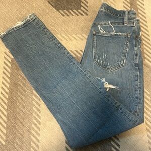 The 90s straight ultra high rise denim